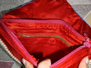 Handmade Beaded Clutch Bag