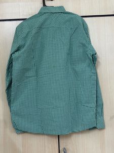 Green Gingham Men's Shirt