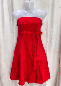 I. Stunning Red Strapless Dress