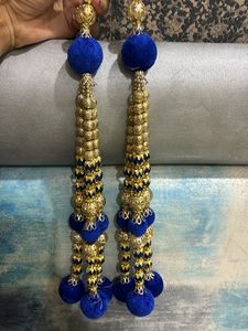 Premium quality Blue Tassels (set Of 4)