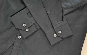 Classic Black Button-Down Shirt