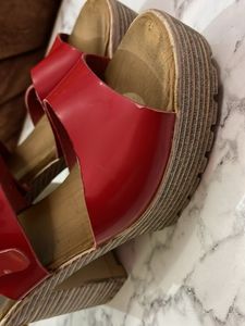 Red Block Sandals❤️