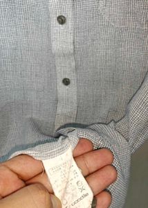 🔥Price drop Crocodile vintage Men's Grey Button-D