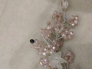 Elegant Pink Tiara Hair Clip 🩷 🤍