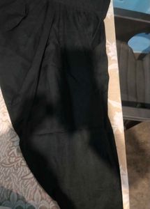 Elegant Black Kurta Set with Red Dupatta