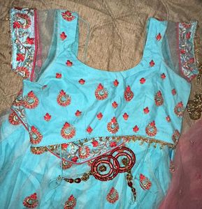 Beautiful Blue Lehenga Choli
