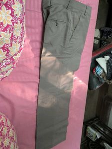 Men's grey Straight Leg Trousers