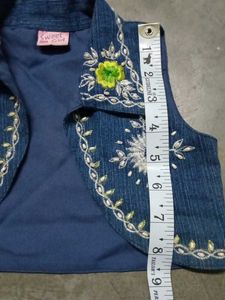 Boho Embroidered Baby Skirt n Jacket
