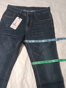 Dark Blue Denim Jeans