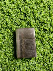 Dark Silver / Gunmetal Pipe Logo Lighter