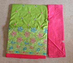 Un Stitched Salwar Suit Set