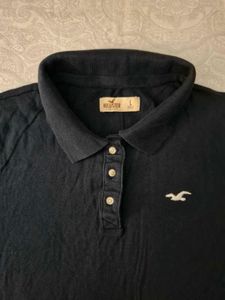 Hollister Black Polo Shirt