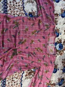 Pink Floral Kurta