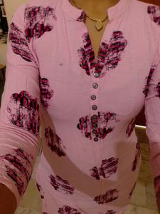 Pink Colour Kurta
