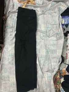 Classic Black Wide-Leg Trousers