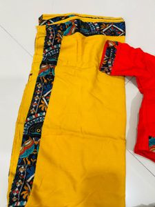 Cotton chaniya choli with padded de