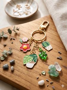 Cute Plant &amp; Flower Keychain