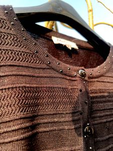 Elegant Black Cardigan Sweater