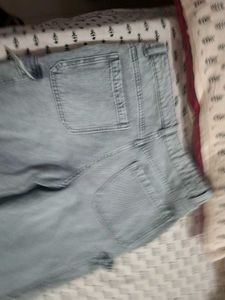 Light Wash Cargo Jeans