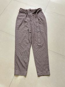 ONLY   Waist Houndstooth Pants