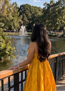 Yellow Tiered Sundress