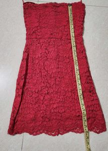 Valentine Special ❤️ Lace Strapless Mini Dress