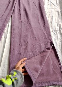 Retro Diamond Pattern Wide Leg Pants