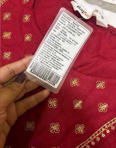Beautiful Red Embroidered Kurta Set