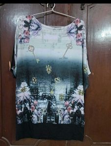 Unique Graphic Print Top