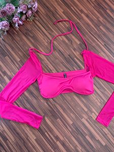 Bralet Long Sleeve Top