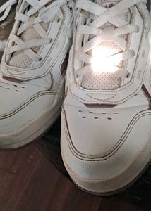Women's White &amp; Purple Sneakers