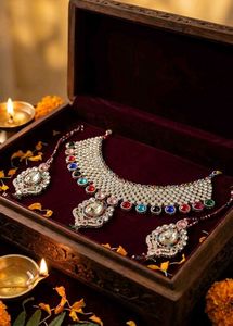 Royal Multicolor Bridal Set 4pc