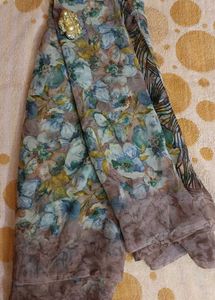 Floral Print Saree