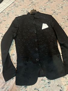 Men's Black Bandhgala Jacket