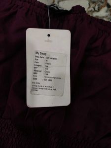 Purple princess crop top