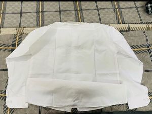 Classic White LYNX Button-Down Shirt