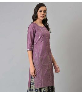 Elegant Purple Kurta