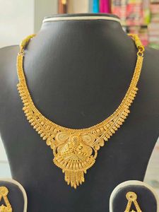 Elegant One Gram Gold Necklace Set