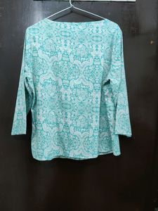3/4th Sleeves Printed top (Wrinkle Free)