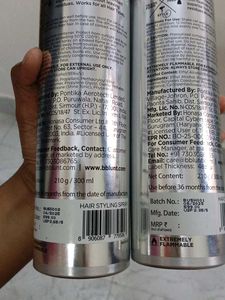 BBLUNT Hot Shot Hold Spray Set