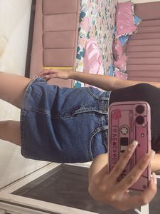 Classic Denim Mini Skirt