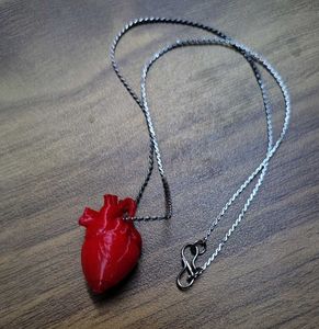 Unique Anatomical Heart Necklace