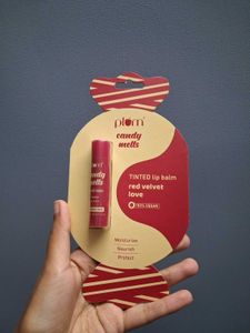 Plum Candy Melts Tinted Lip Balm - Red Velvet Love