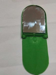 Green Handheld Mirror