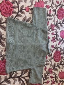 Crochet Button-Up Top