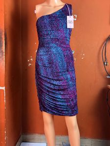 Stunning One-Shoulder Ruched Dress