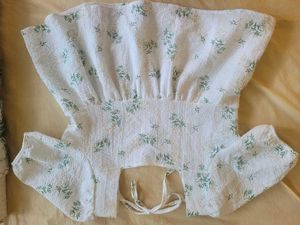 Floral Print Cottagecore Top