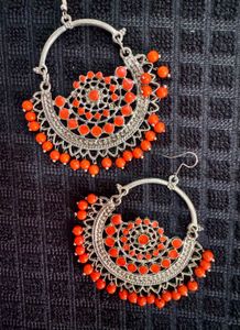 Combo of 2 Pairs Oxidised  Earrings