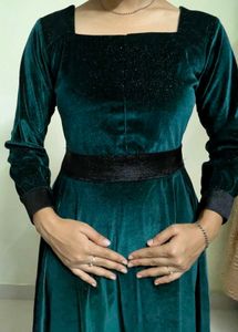 Elegant Velvet Dress