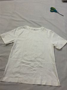 Classic White Crew Neck T-Shirt